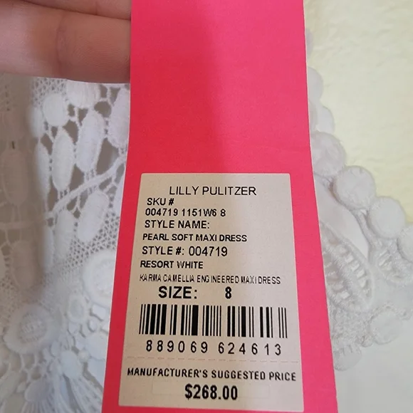 NWT Lilly Pulitzer Pearl Soft Maxi Dress Resort White Blue Floral Size 8 is  available for purchase on au PAY Market - Imported Goods Online Store  Co.Ltd. | au PAY Market -